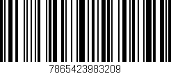 Código de barras (EAN, GTIN, SKU, ISBN): '7865423983209'