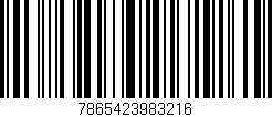 Código de barras (EAN, GTIN, SKU, ISBN): '7865423983216'