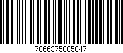 Código de barras (EAN, GTIN, SKU, ISBN): '7866375885047'