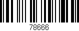 Código de barras (EAN, GTIN, SKU, ISBN): '78666'
