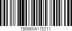 Código de barras (EAN, GTIN, SKU, ISBN): '7866604115211'