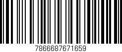 Código de barras (EAN, GTIN, SKU, ISBN): '7866687671659'