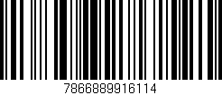 Código de barras (EAN, GTIN, SKU, ISBN): '7866889916114'