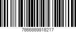 Código de barras (EAN, GTIN, SKU, ISBN): '7866889918217'