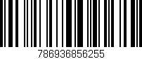 Código de barras (EAN, GTIN, SKU, ISBN): '786936856255'