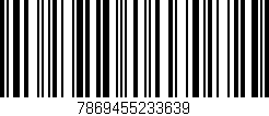 Código de barras (EAN, GTIN, SKU, ISBN): '7869455233639'