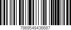 Código de barras (EAN, GTIN, SKU, ISBN): '7869549436687'