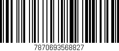 Código de barras (EAN, GTIN, SKU, ISBN): '7870693568827'
