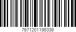 Código de barras (EAN, GTIN, SKU, ISBN): '7871201198338'