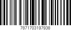 Código de barras (EAN, GTIN, SKU, ISBN): '7871703197938'
