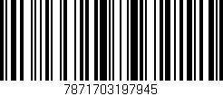 Código de barras (EAN, GTIN, SKU, ISBN): '7871703197945'