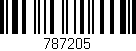 Código de barras (EAN, GTIN, SKU, ISBN): '787205'