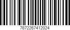 Código de barras (EAN, GTIN, SKU, ISBN): '7872267412024'