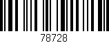 Código de barras (EAN, GTIN, SKU, ISBN): '78728'