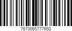 Código de barras (EAN, GTIN, SKU, ISBN): '7873065777650'
