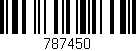 Código de barras (EAN, GTIN, SKU, ISBN): '787450'