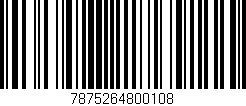 Código de barras (EAN, GTIN, SKU, ISBN): '7875264800108'