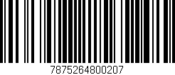 Código de barras (EAN, GTIN, SKU, ISBN): '7875264800207'