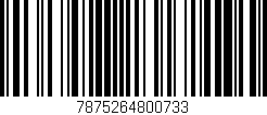 Código de barras (EAN, GTIN, SKU, ISBN): '7875264800733'