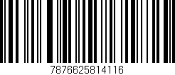 Código de barras (EAN, GTIN, SKU, ISBN): '7876625814116'