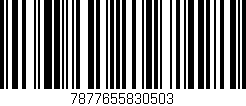 Código de barras (EAN, GTIN, SKU, ISBN): '7877655830503'