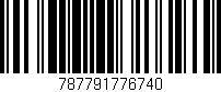Código de barras (EAN, GTIN, SKU, ISBN): '787791776740'