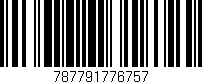 Código de barras (EAN, GTIN, SKU, ISBN): '787791776757'