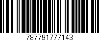 Código de barras (EAN, GTIN, SKU, ISBN): '787791777143'