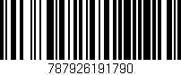 Código de barras (EAN, GTIN, SKU, ISBN): '787926191790'