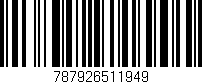 Código de barras (EAN, GTIN, SKU, ISBN): '787926511949'
