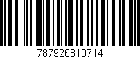 Código de barras (EAN, GTIN, SKU, ISBN): '787926810714'
