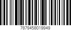 Código de barras (EAN, GTIN, SKU, ISBN): '7879458019949'