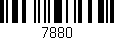 Código de barras (EAN, GTIN, SKU, ISBN): '7880'