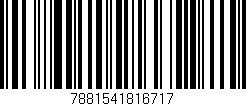 Código de barras (EAN, GTIN, SKU, ISBN): '7881541816717'