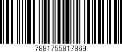 Código de barras (EAN, GTIN, SKU, ISBN): '7881755817869'