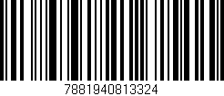 Código de barras (EAN, GTIN, SKU, ISBN): '7881940813324'