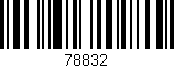 Código de barras (EAN, GTIN, SKU, ISBN): '78832'