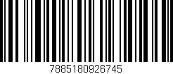 Código de barras (EAN, GTIN, SKU, ISBN): '7885180926745'