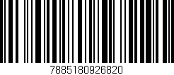 Código de barras (EAN, GTIN, SKU, ISBN): '7885180926820'
