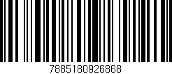 Código de barras (EAN, GTIN, SKU, ISBN): '7885180926868'