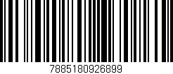 Código de barras (EAN, GTIN, SKU, ISBN): '7885180926899'