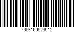 Código de barras (EAN, GTIN, SKU, ISBN): '7885180926912'