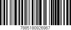 Código de barras (EAN, GTIN, SKU, ISBN): '7885180926967'