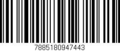 Código de barras (EAN, GTIN, SKU, ISBN): '7885180947443'