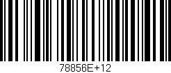 Código de barras (EAN, GTIN, SKU, ISBN): '78856E+12'