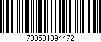 Código de barras (EAN, GTIN, SKU, ISBN): '788581394472'