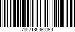 Código de barras (EAN, GTIN, SKU, ISBN): '7887169863058'