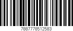 Código de barras (EAN, GTIN, SKU, ISBN): '7887778512583'