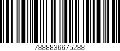 Código de barras (EAN, GTIN, SKU, ISBN): '7888836675288'