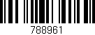Código de barras (EAN, GTIN, SKU, ISBN): '788961'